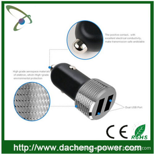 5V 3.1A dual Usb car charger for Macbook pro Iphone/Tablet/Ipad/Samsung